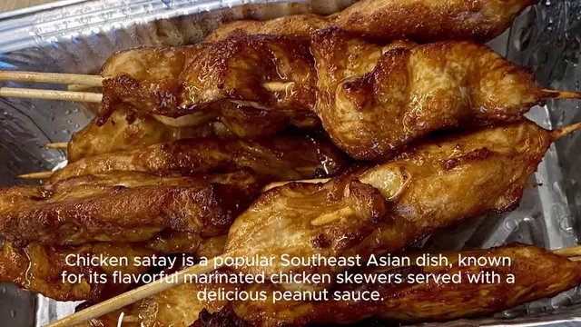 Video thumbnail for Chicken Satay