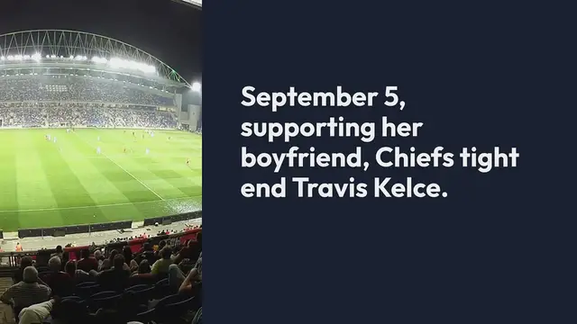 Video thumbnail for Taylor_Swift_at_Chiefs_Opener