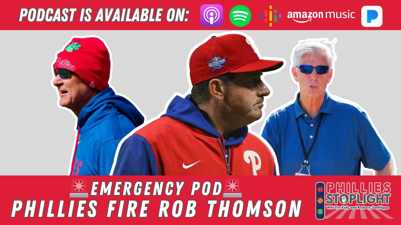 Video thumbnail for Phillies Stoplight🚦: Instant reaction as Rob Thomson fired, Don Mattingly promoted