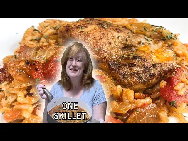 Video thumbnail for EASY ONE SKILLET MEXICAN CHICKEN & RICE RECIPE
