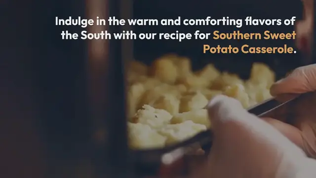 Video thumbnail for Southern Sweet Potato Casserole