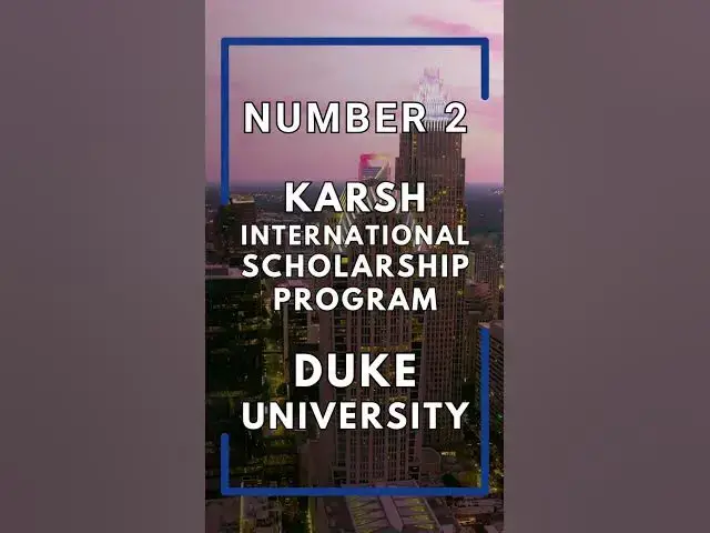 Video thumbnail for Open Scholarships for International Students #studyabroad #university #scholarship