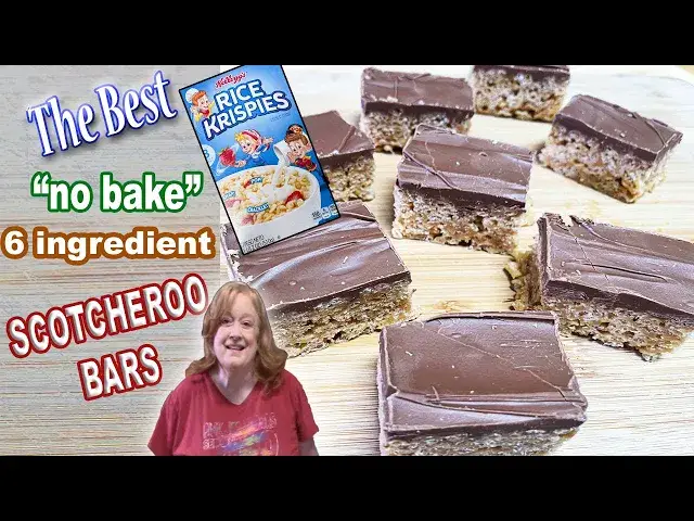 Video thumbnail for The Best SCOTCHEROOS, A Delicious Decadent Easy Dessert