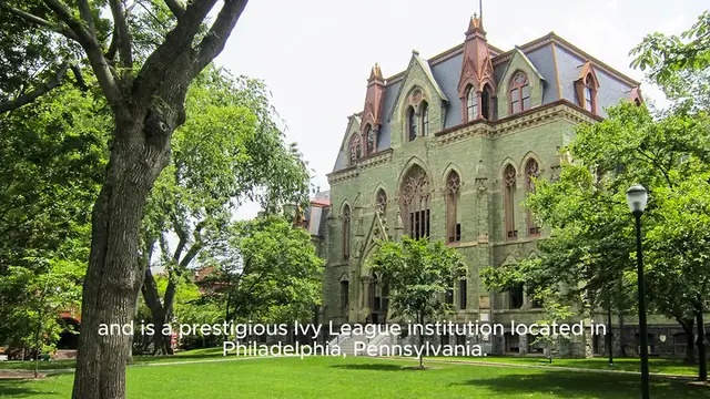 Video thumbnail for The University of Pennsylvania,