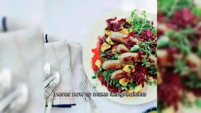 Video thumbnail for Bratwurst with Mustardy Fried Potatoes and Braised Recipe