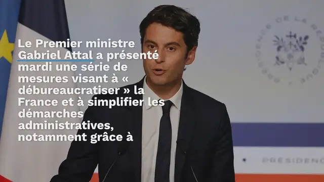 Video thumbnail for Gabriel Attal Dévoile un Plan de Simplification Administrative