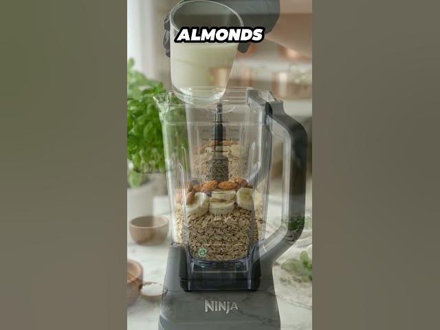 Video thumbnail for Banana Almond Oat Energy Drink | Creamy 4-Ingredient Breakfast Smoothie