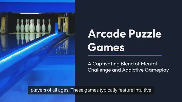 Video thumbnail for Arcade Puzzle Games