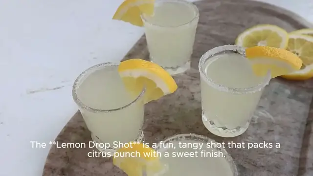 Video thumbnail for lemon drop shot recipe