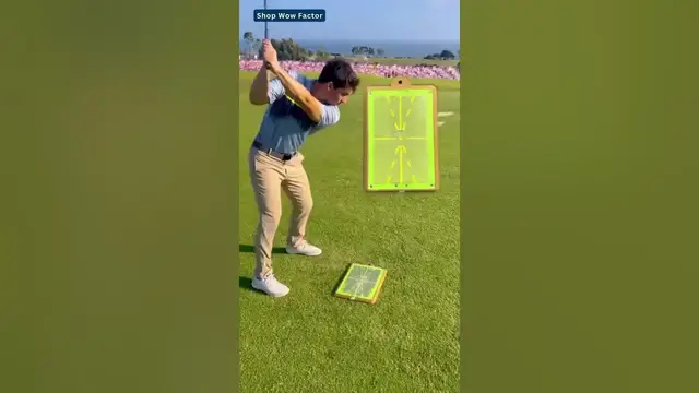 Video thumbnail for Master Your Swing: Golf Training Mat for Swing Detection Batting | Link is in Description | #shorts