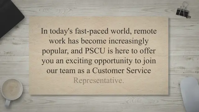 Video thumbnail for Work from Home with PSCU: Discover the Benefits & Support for Customer Service Representatives!
