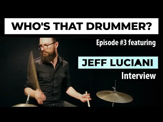 Video thumbnail for Who's That Drummer? | Episode 3: Jeff Luciani (The Dears) | Interview