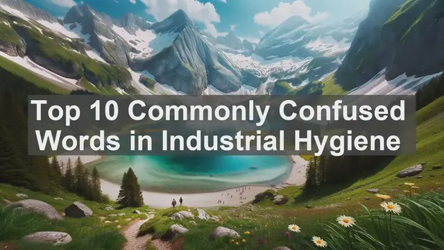 Video thumbnail for Top 10 Commonly Confused Words in Industrial Hygiene