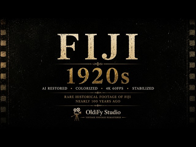 Video thumbnail for Fiji 1920s in Color | The Fascinations of Fiji [AI Remastered 4K 60FPS]