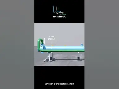 'Video thumbnail for How to design a tube inlet piping for heat exchanger? #pipingstress #heatexchanger #pipingdesign'