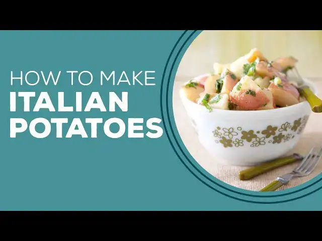 Video thumbnail for Blast from the Past: Italian Potatoes Recipe | Warm Potato Salad Recipe