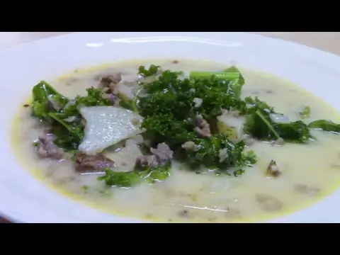 Video thumbnail for OLIVE GARDEN COPYCAT ZUPPA TOSCANA SOUP