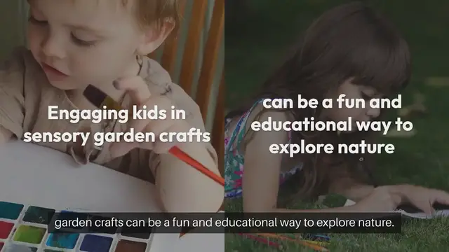 Video thumbnail for DIY Sensory Garden Crafts for Kids