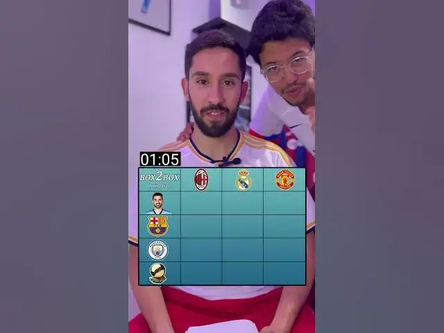 'Video thumbnail for كم لاعب تقدر تسمي في 1 دق و 5ث Box2Box'
