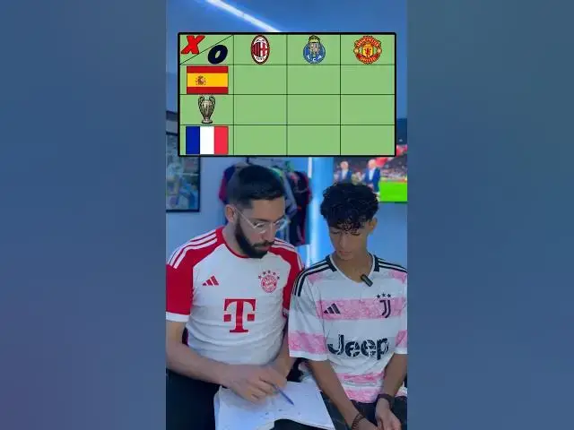 'Video thumbnail for اكتشف اللاعب الذي لعب في الفريقين عن طريق لعبة تيك تاك تو'