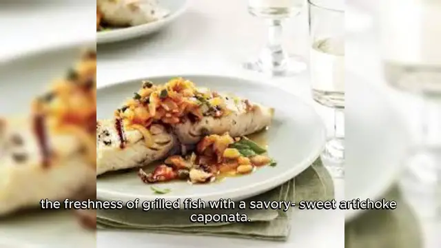 Video thumbnail for Grilled Fish with Artichoke Caponata Recipe