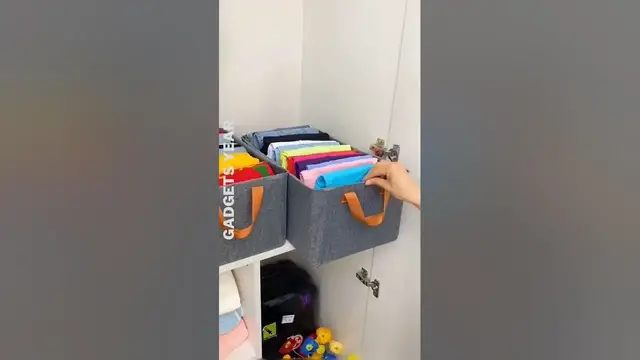 Video thumbnail for Product Link in Bio ✅ | Washable Wardrobe Clothes Organizer | #viral