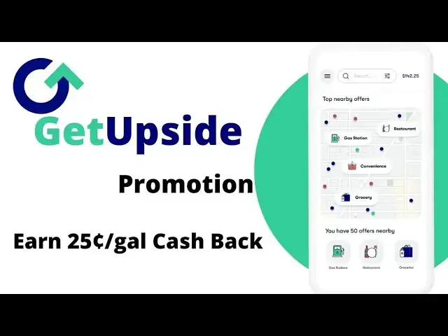 Video thumbnail for Upside Earn $0.25/gal Cash Back