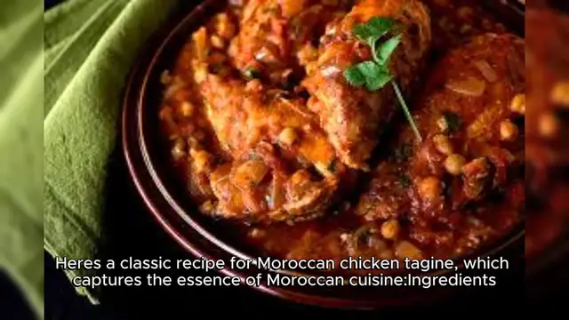 Video thumbnail for Moroccan chicken Recipe
