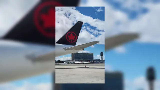 'Video thumbnail for Air Canada and Vancouver International Airport waiting for our plane Made with Clipchamp'