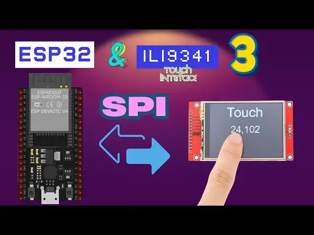Video thumbnail for ESP32#12 ESP SPI LCD || PART 3 || Add Touch Interface to LCD