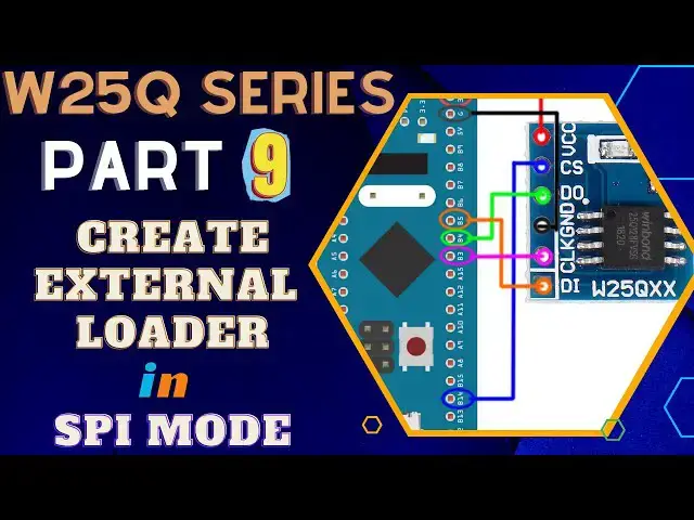 Video thumbnail for W25Q FLASH Memory || Part 9 || External Loader in SPI Mode