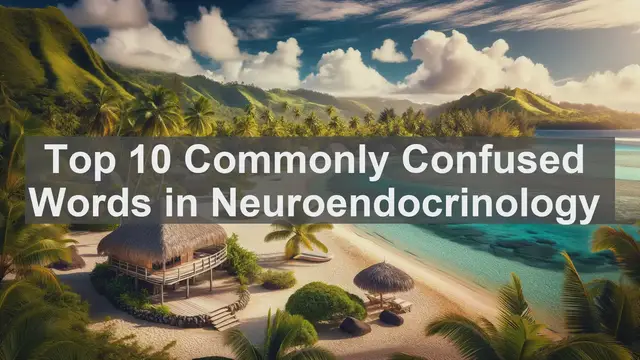 Video thumbnail for Top 10 Commonly Confused Words in Neuroendocrinology