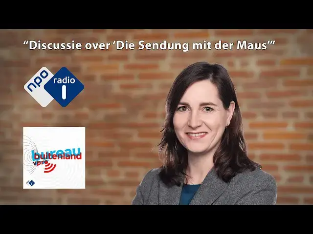 Video thumbnail for 2022-06-08 Ulrike Nagel op Radio 1: discussie in Duitsland over Die Sendung mit der Maus