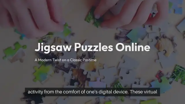 Video thumbnail for Jigsaw Puzzle Online