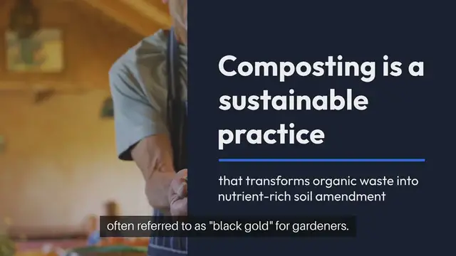 Video thumbnail for Composting 101 Turn Your Waste into Gold