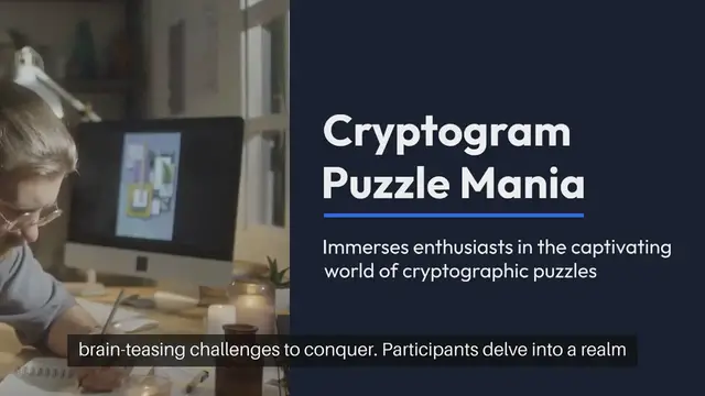 Video thumbnail for Cryptogram Puzzle Game Mania