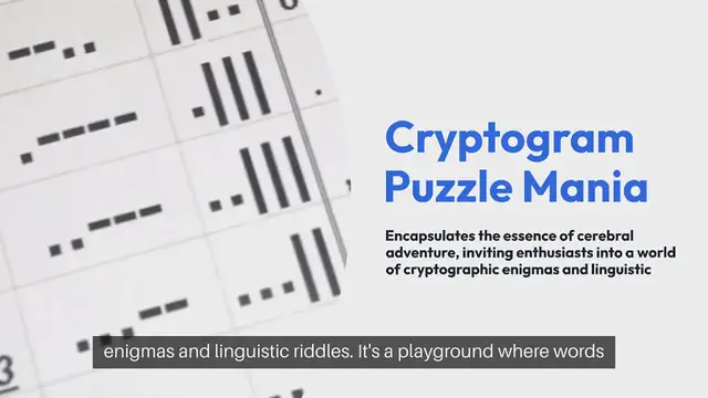 Video thumbnail for Cryptogram Puzzle Mania