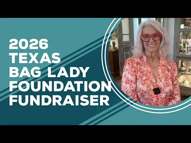 Video thumbnail for Love & Best Dishes: 2026 Texas Bag Lady Foundation Fundraiser