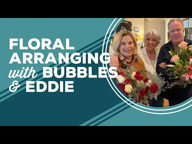 Video thumbnail for Love & Best Dishes: Floral Arranging with Bubbles & Eddie | How to Make Flower Arrangements
