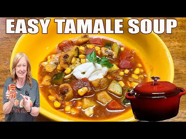 'Video thumbnail for EASY TAMALE SOUP Delicious Fall Soup for Your Game Day'