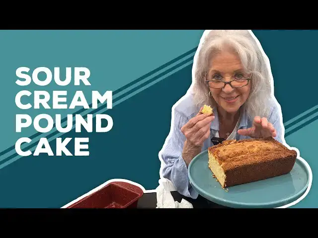 Video thumbnail for Love & Best Dishes: Sour Cream Pound Cake Recipe | Old Fashioned Loaf Pound Cake Recipe