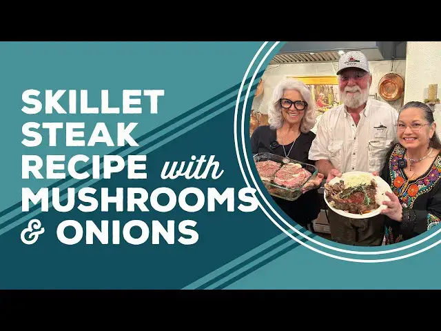 Video thumbnail for Love & Best Dishes: Skillet Steak Recipe with Mushrooms & Onions