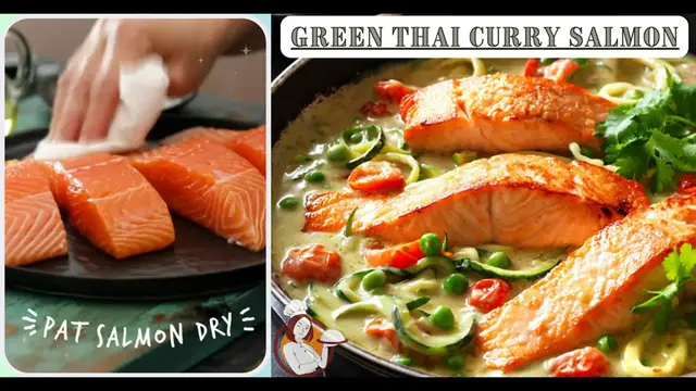 Video thumbnail for Green Thai Curry Salmon