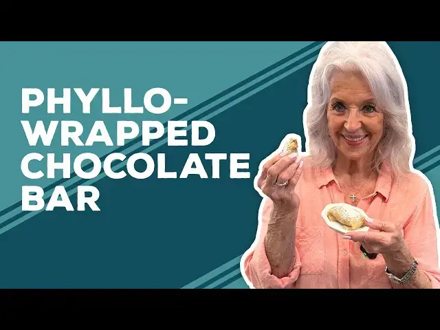 Video thumbnail for Love & Best Dishes: Phyllo-Wrapped Chocolate Bar Recipe | Phyllo Dessert Ideas