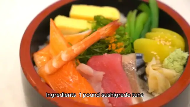 Video thumbnail for tuna poke recipe