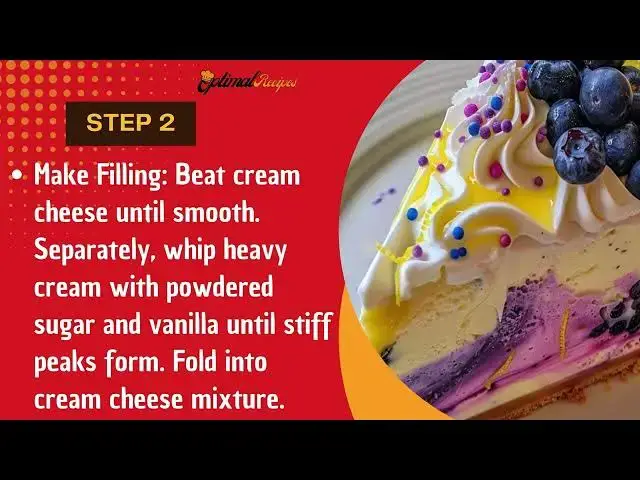 Video thumbnail for Easter Blueberry Lemon Cheesecake Pie | Best No-Bake Dessert