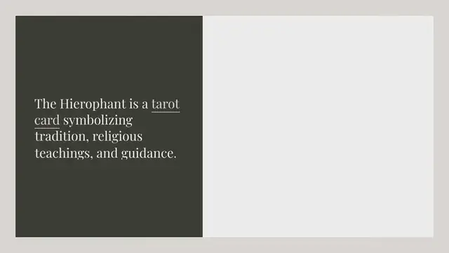 Video thumbnail for The Hierophant: Unlocking The Secrets Of Tradition And Spiritual Wisdom