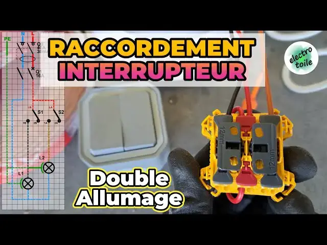 Video thumbnail for Branchement interrupteur Double Allumage Plexo de Legrand ⚡ Guide complet pour débutants + mesures