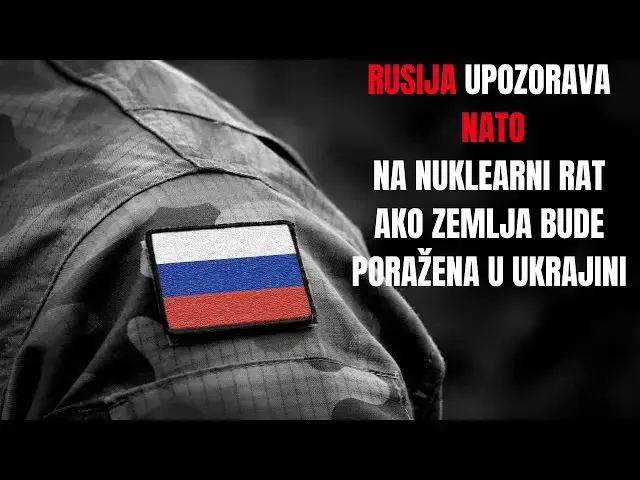 Video thumbnail for Rusija upozorava NATO na nuklearni rat ako bude poražena u Ukrajini( crkva upozorava na kraj svijeta
