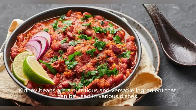Video thumbnail for kidney beans recipe